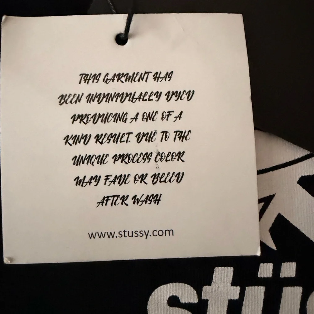 Stussy Black Short-Sleeve Tee - Picture 2 of 7